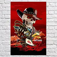 Плакат "Red Dead Redemption 2, RDR 2", 60×40см