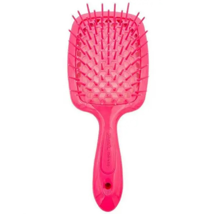 Щітка для волосся Janeke Superbrush With Soft Moulded Tips, неоново-рожева (82SP226 FF2), фото 1