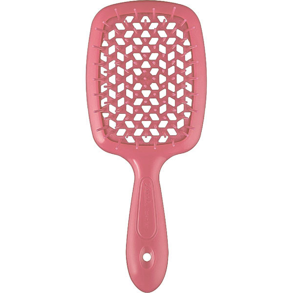 Щітка для волосся Janeke Small Superbrush With Soft Moulded Tips, коралова (83SP234 PFL), фото 1