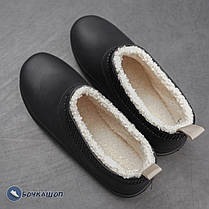 Жіночі галоші на зиму на хутрі, фото 2