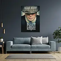 Плакат "Гострі картузи, Томас Шелбі (Кілліан Мерфі), Peaky blinders", 60×43см, фото 3