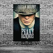 Плакат "Гострі картузи, Томас Шелбі (Кілліан Мерфі), Peaky blinders", 60×43см, фото 3