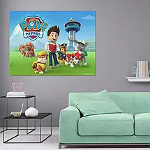 Плакат "Щенячий патруль, Paw Patrol", 45×60см, фото 2