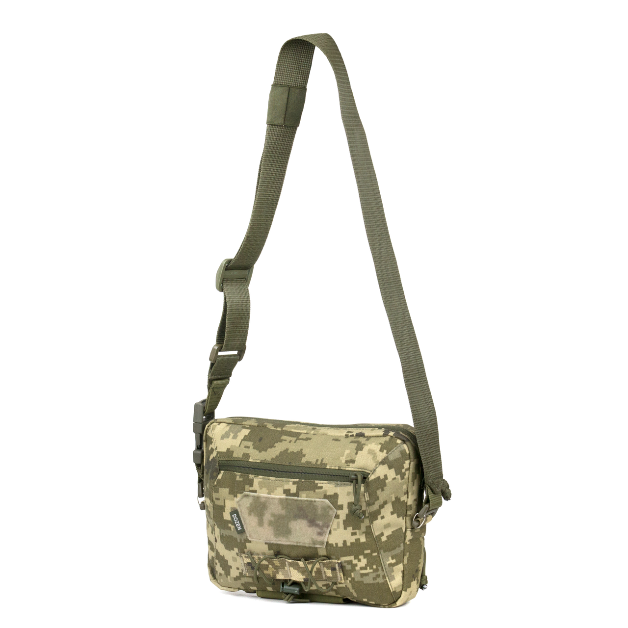 Сумка-напашник зі з'ємним ременем Dozen Front Pouch For Ballistic Protection - Universal (Strap) "Pixel MM14"