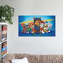 Плакат "Щенячий патруль, Paw Patrol", 34×60см, фото 2