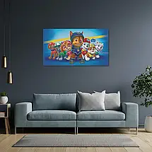 Плакат "Щенячий патруль, Paw Patrol", 34×60см, фото 3