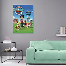 Плакат "Щенячий патруль, Paw Patrol", 60×43см, фото 2