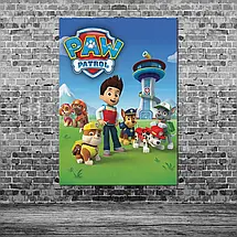 Плакат "Щенячий патруль, Paw Patrol", 60×43см, фото 3