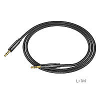 Кабель HOCO UPA19 AUX audio cable(L=1M) / black