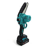 Акумуляторна мініпила ланцюгова Makita DUC155HN (24V 4AH) АКБ мініпила Макіта для обрізання дерев, гілкоріз, фото 5