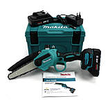 Акумуляторна мініпила ланцюгова Makita DUC155HN (24V 4AH) АКБ мініпила Макіта для обрізання дерев, гілкоріз, фото 9