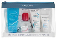 Набор Bioderma для чувствительной кожи (гель д/душа 100мл, мицеллярная вода 100мл, крем 45мл, сыворотка 15мл)