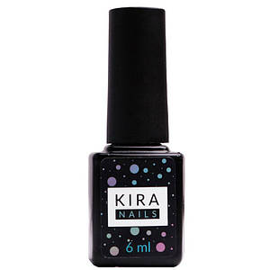 Kira Nails Wipe Top Coat - закріплювач для гель-лаку з липким шаром, 6 мл