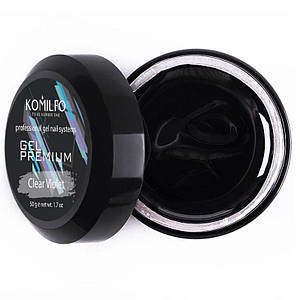 Komilfo Gel Premium Clear Violet, 50 г