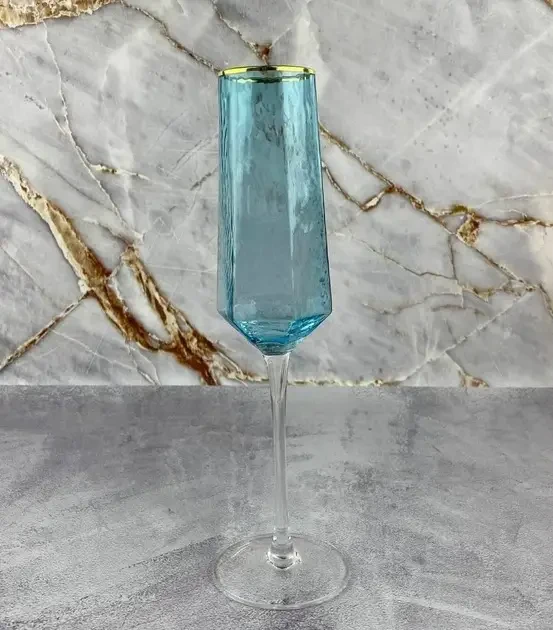 Келих "Бірюза" для шампанського 180 мл