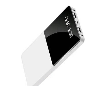 Потужний Powerbank Quantus 20000 mAh Mi-2.1 з LED дисплеєм і ліхтариком
