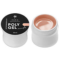 Полигель SAGA POLY GEL Nude в баночке, 30 мл (Телесный)