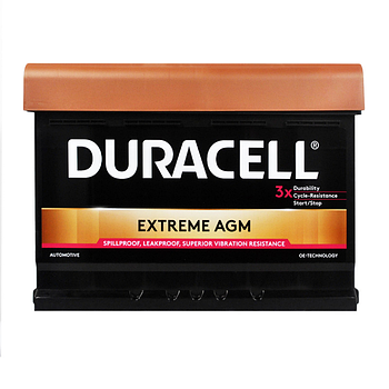 Автомобільні акумулятори Duracell Extreme AGM 70Ah 720A R+ (L3)