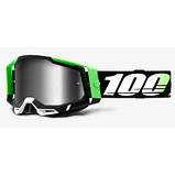 Очки 100% Racecraft 2 Goggle Kalkuta - Mirror Silver Lens 50121-252-02, фото 3