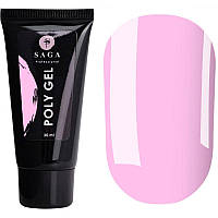 SAGA Poly Gel - Pink, 30 г