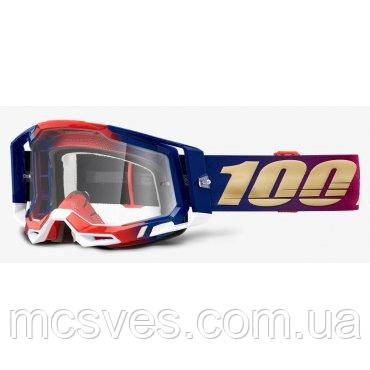Очки 100% Racecraft 2 Goggle United - Clear Lens 50121-101-19
