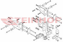 Польський фаркоп на Mercedes-Benz ML W163 1997-2005, фото 6