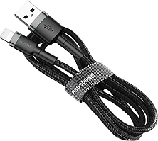 Кабель Baseus Cafule Cable （special edition）USB For iP 1.5A 2m / Grey+Black