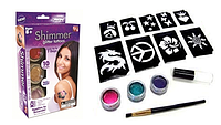 Татуировка для детей с блеском Shimmer Glitter Tattoos