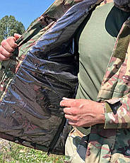 Чоловіча камуфляжна куртка парка Softshell Мультикам на слімтексі (Підкладка омні хіт) -30°C, фото 2