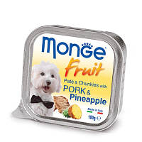Консервы для собак Monge DOG FRUIT свинина с ананасом 100 г (8009470013253) - Топ Продаж!