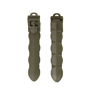 ЗІП - Кліпси для кріплення підсумків Dozen Clips For Fastening Equipment "Olive" (комплект - 2 шт.)