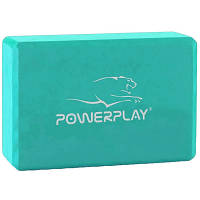 Блок для йоги PowerPlay 4006 Yoga Brick М'ятний (PP_4006_Mint_Yoga_Brick) - Топ Продаж!