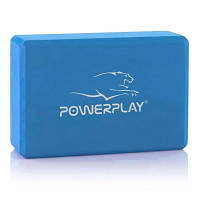 Блок для йоги PowerPlay 4006 Yoga Brick Синий (PP_4006_Blue_Yoga_Brick)