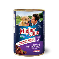 Консервы для собак Migliorcane с кусочками дичи 405 г (8007520011259) - Топ Продаж!