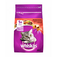 Сухой корм для кошек Whiskas с говядиной 300 г (5998749144114/5900951014031) - Топ Продаж!