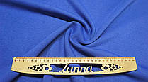 Тепла тканина футер (трьохнитка) з начосом (на флісі) колір світлий джинс