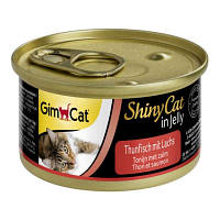 Консервы для кошек GimCat Shiny Cat с тунцем и лососем 70 г (4002064414195)