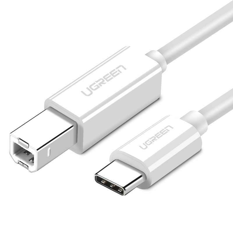 Принтерний кабель Ugreen US241 1.5м USB-C до USB-B 480Mbp