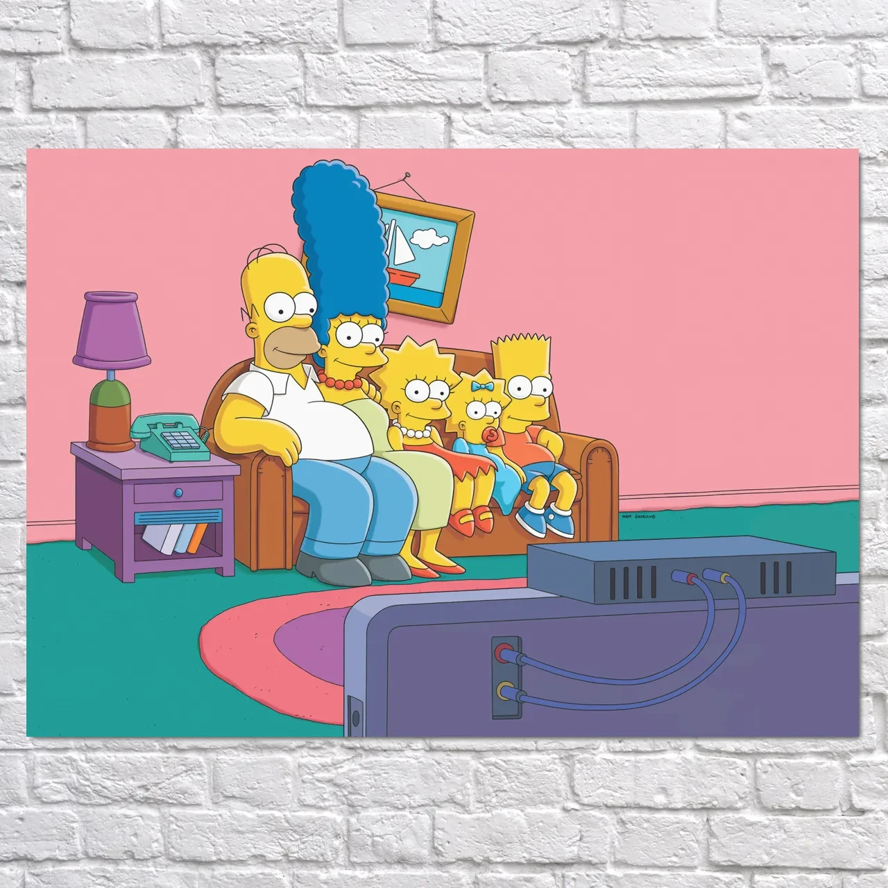 Плакат "Сімпсони, Simpsons", 43×60см