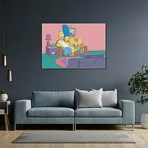 Плакат "Сімпсони, Simpsons", 43×60см, фото 3