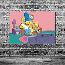 Плакат "Сімпсони, Simpsons", 43×60см, фото 3