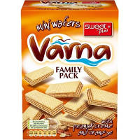 Вафли Sweet Plus Varna Family с арахисовым кремом и вкусом апельсина 260 г (1110322) - Топ Продаж!