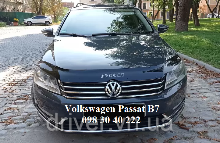 Дефлектор капота Volkswagen Passat (B7) 2010-2015