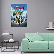 Плакат "Ніндзяго, Лего, Ninjago", 60×43см, фото 2