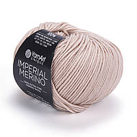 YarnArt IMPERIAL MERINO (Імперіал Меріно) № 3306 кава з молоком (Пряжа 100% меринос екстрафайн, нитки для в'язання)