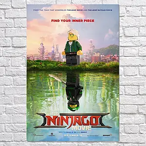 Плакат "Ніндзяго, Лего, Ninjago", 60×41см