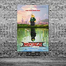 Плакат "Ніндзяго, Лего, Ninjago", 60×41см, фото 3