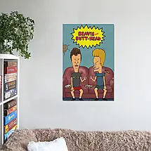 Плакат "Бівис і Батхед, Beavis and Butthead", 60×40см, фото 2