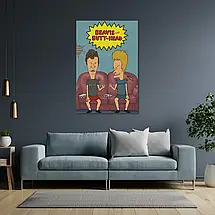 Плакат "Бівис і Батхед, Beavis and Butthead", 60×40см, фото 3