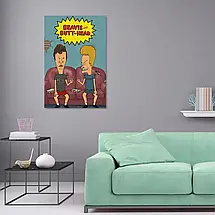 Плакат "Бівис і Батхед, Beavis and Butthead", 60×40см, фото 2